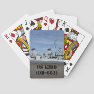 JEU DE CARTES USS KIDD DD 661