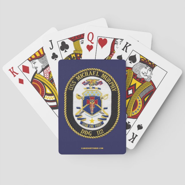JEU DE CARTES USS MICHAEL MURPHY (dos)