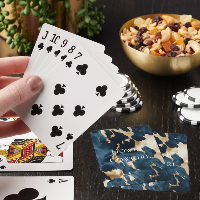 Jeu De Cartes Vachette dorée Brown de l'Ouest (In Situ)