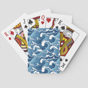 Jeu De Cartes Vagues Abstraites