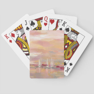 Jeu De Cartes Vagues de cramoisi