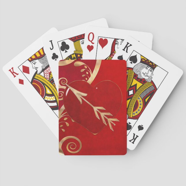 Jeu De Cartes Valentine Elegance STRIP POKER AMATEURS (dos)