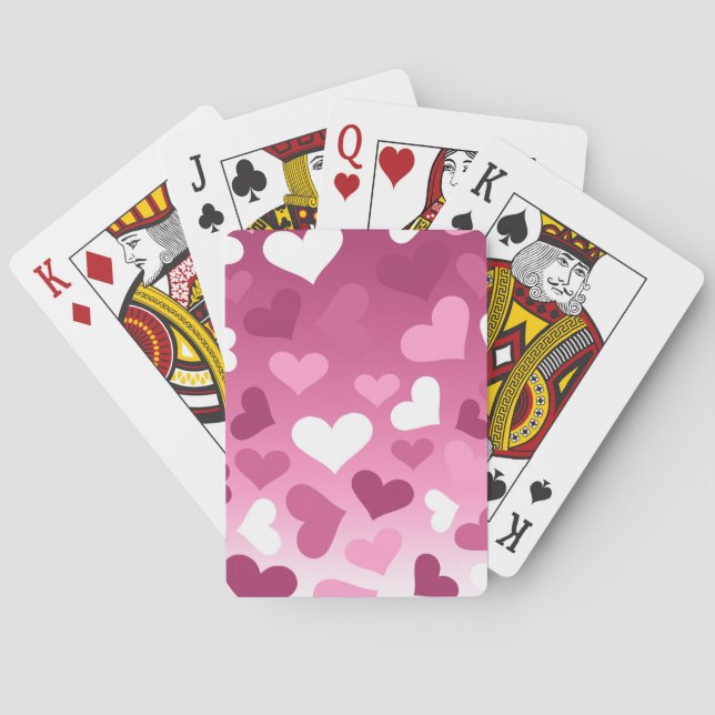 Jeu De Cartes Valentine Hearts (dos)