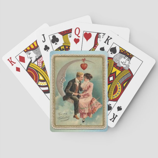 Jeu De Cartes valentines victoriennes (dos)