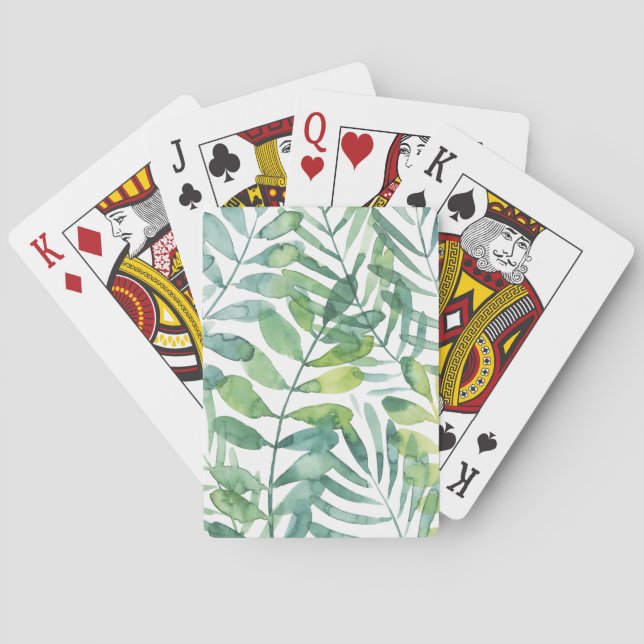 Jeu De Cartes Valse Frond - Feuilles Frond Palm (dos)