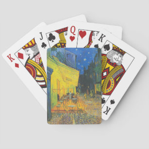 Jeu De Cartes Van Gogh Café Terrasse Rue Française Scène