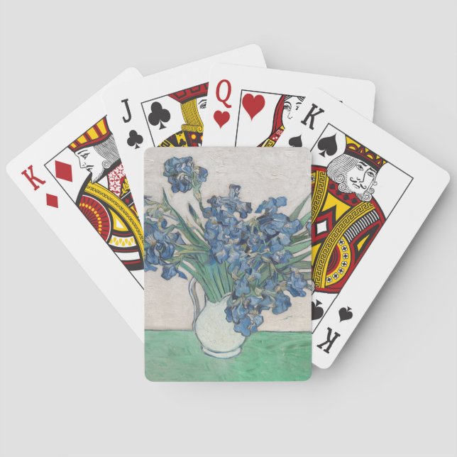 Jeu De Cartes Van Gogh Iris Vase Peinture Impressionnisme (dos)