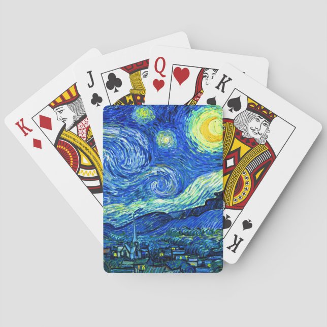 Jeu De Cartes van gogh - nuit étoilée (dos)
