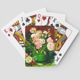 Jeu De Cartes Van Gogh Peonies et Roses