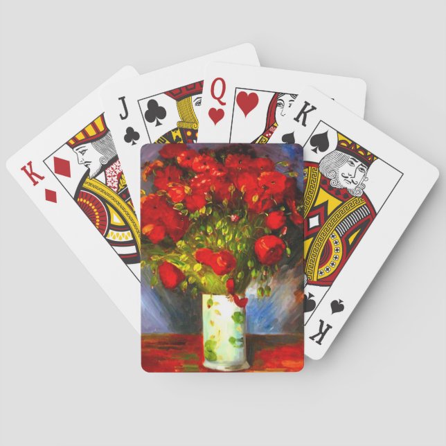 Jeu De Cartes Van Gogh Red Poppies (dos)