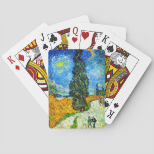 Jeu De Cartes Van Gogh Road avec Cypress et Star