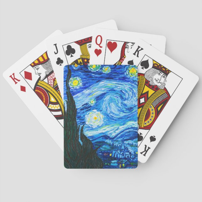 Jeu De Cartes Van Gogh Starry Night (dos)