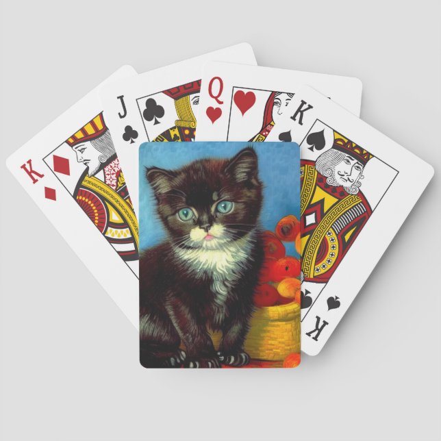 Jeu De Cartes Van Gogh Tuxedo Cat (dos)