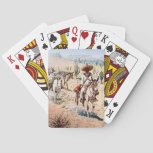Jeu De Cartes "Vaquero Pack Train" par Edward Borein