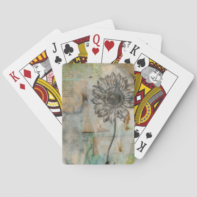Jeu De Cartes Vellum Floral I (dos)