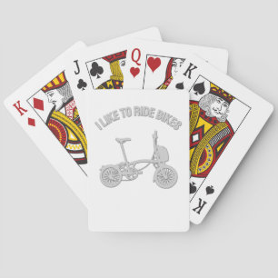 Jeu De Cartes Vélo cool Design - I Like Ride Bikes