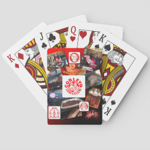 Jeu De Cartes Vélo jouant aux cartes avec CorleyQ photo collage.