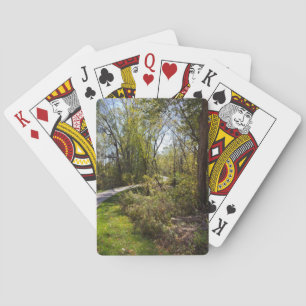 Jeu De Cartes Vélo ou chemin de Randonnée en Iowa Nature Photogr