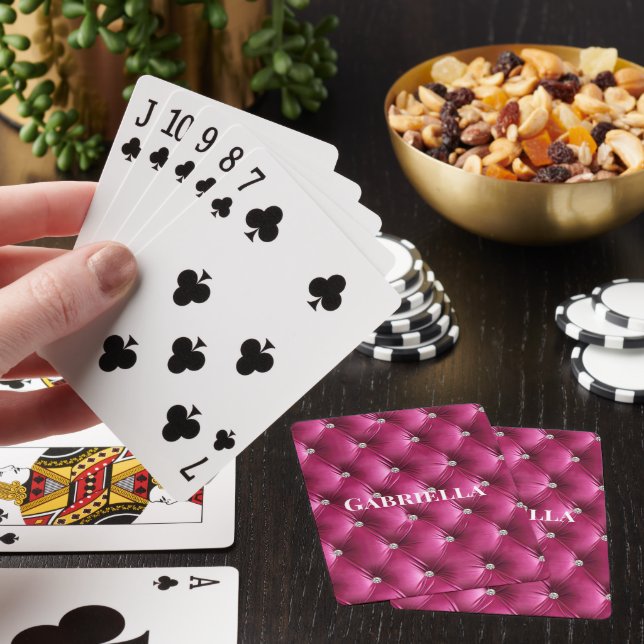 Jeu De Cartes Velours Luxe Glam Rose (In Situ)