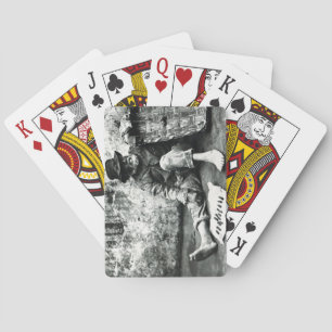 Jeu De Cartes vendeur de Cigare-fin, c, 1865 (photo de b/w)