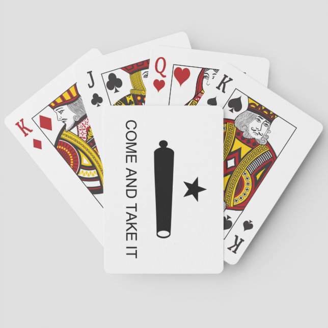 Jeu De Cartes Venez il falloir des cartes de jeu de drapeau (dos)