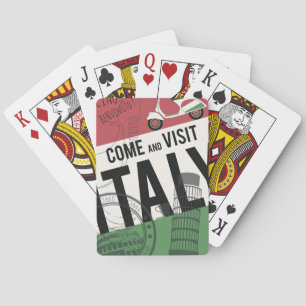 Jeu De Cartes Venez visiter l'Italie