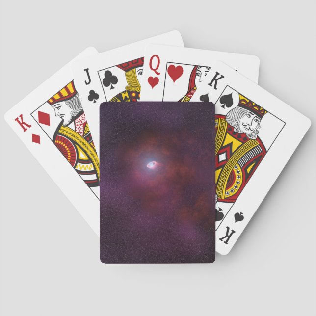 Jeu De Cartes Vent Pulsar D'Une Étoile Neutron. (dos)