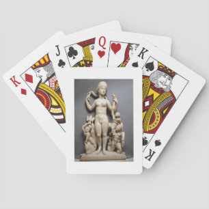 Jeu De Cartes Vénus avec putti, une tribu et un dauphin, Romain,