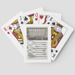 Jeu De Cartes Véritable tennis et la construction de raquettes, 