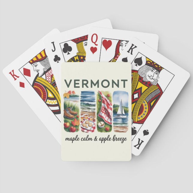 Jeu De Cartes Vermont - Maple Calm & Apple Breeze (dos)