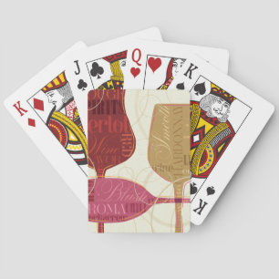 Jeu De Cartes Verres de vin colorés