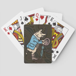 Jeu De Cartes Veste de porc Piggy mignonne Formelle Antique