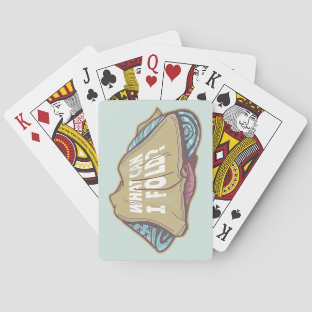 Jeu De Cartes Vêtements pliants, jour de lessive (dos)