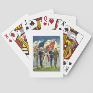Jeu De Cartes Vétérans fiers - cartes de jeu