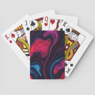 Jeu De Cartes Vibrant Abstrait coloré