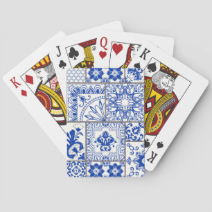 Jeu De Cartes Victorian Majolica : Patchwork Tile Motif.