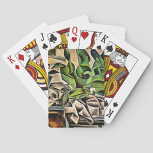 Jeu De Cartes Vie morte avec Cranium Géométrique Vanitas Art