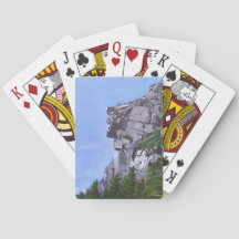 Vieil homme de la plate-forme de montagne des