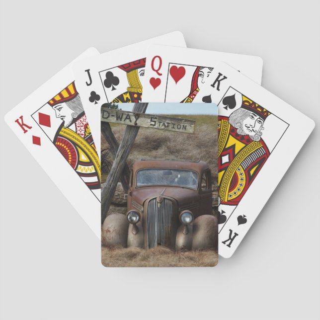 Jeu De Cartes Vieille voiture (dos)