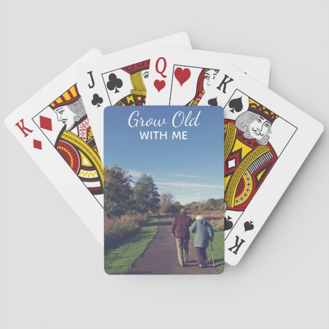 Jeu De Cartes Vieillir Avec Moi Classique Jouer Des Cartes (dos)