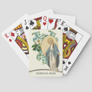 Jeu De Cartes Vierge Marie Dame de grâce catholique
