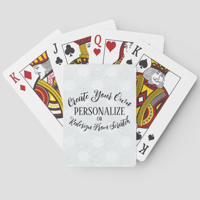 Jeu De Cartes Vierge personnalisable - Créez votre propre (dos)
