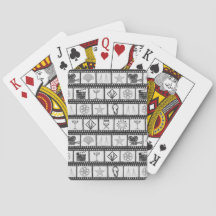 Vieux film Hollywood Jouer des cartes