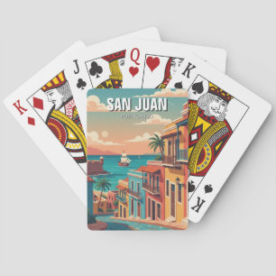 Jeu De Cartes Vieux San Juan Porto Rico Voyage