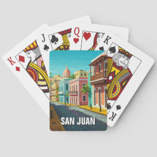 Jeu De Cartes Vieux San Juan Porto Rico Voyage