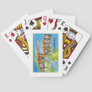 Jeu De Cartes Vieux souvenir de Vintage voyage de Fort Myers la