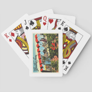 Jeu De Cartes Vieux souvenir de Vintage voyage de Waycross la