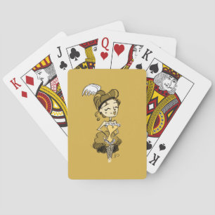 Jeu De Cartes Vieux West Saloon Fille Jouer Cartes