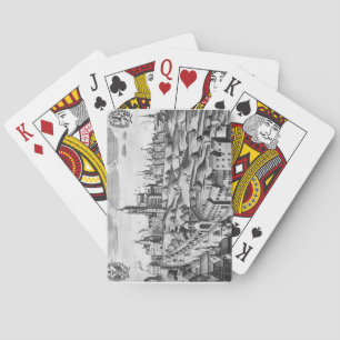 Jeu De Cartes View of Prague showing the Imperial Palace and the