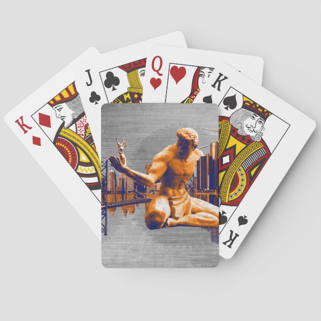 Jeu De Cartes Ville de Détroit (dos)